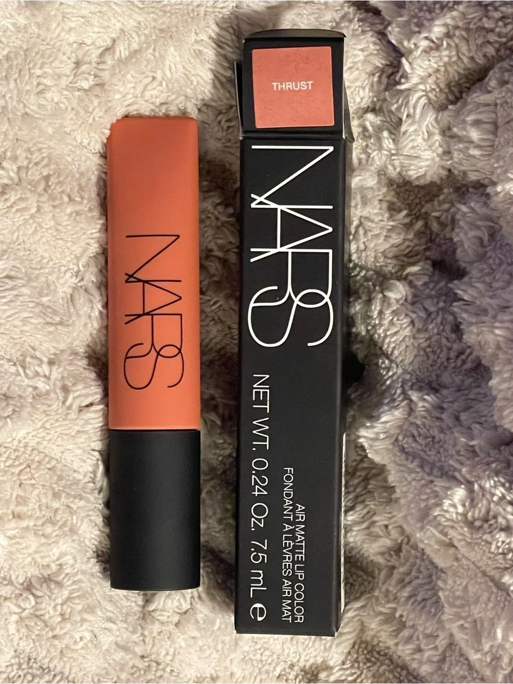NARS Air Matte Lip Color — Thrust (Warm Coral-Orange)